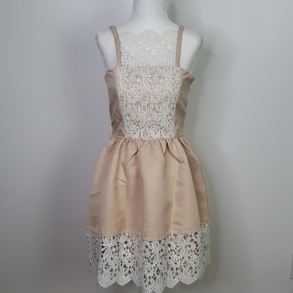 English Factory Dresses & Skirts - NWT English Factory Fit and Flare Lace Dress, Sz S